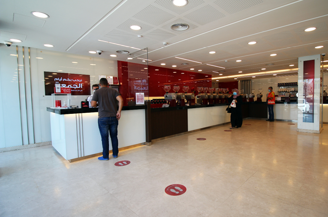 A modern Al Ameed retail store